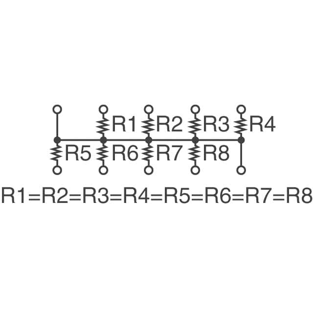 image of Resistor Networks, Arrays> MNR15E0RPJ182
