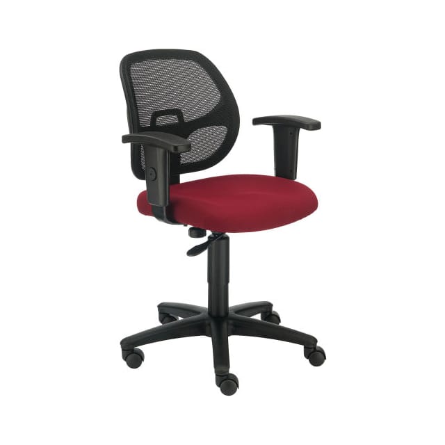 MESH BACK OFFICE CHAIR W/ARMS, F