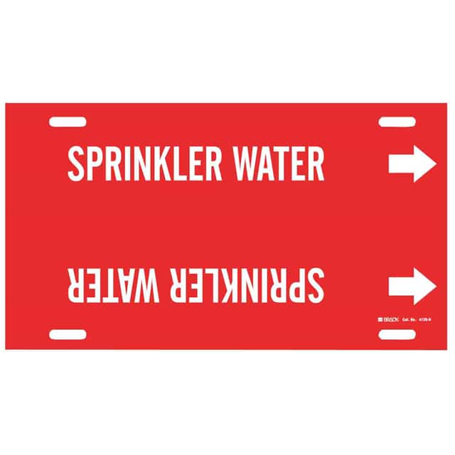 4128-H SPRINKLER WATER RED/STY H