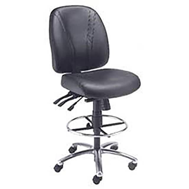 LEATHER STOOL, MANAGER SYNCHRO M