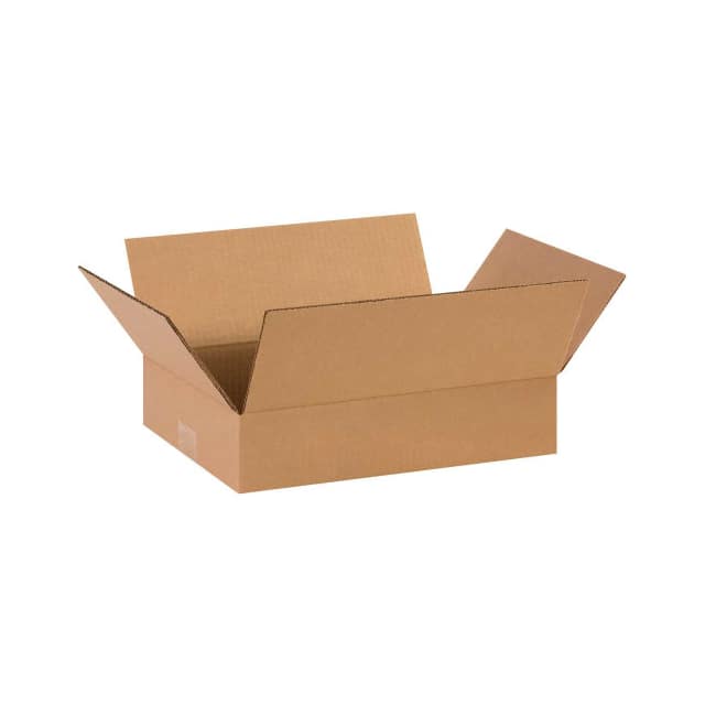 14X10X3" FLAT CORRUGATED BOXES,