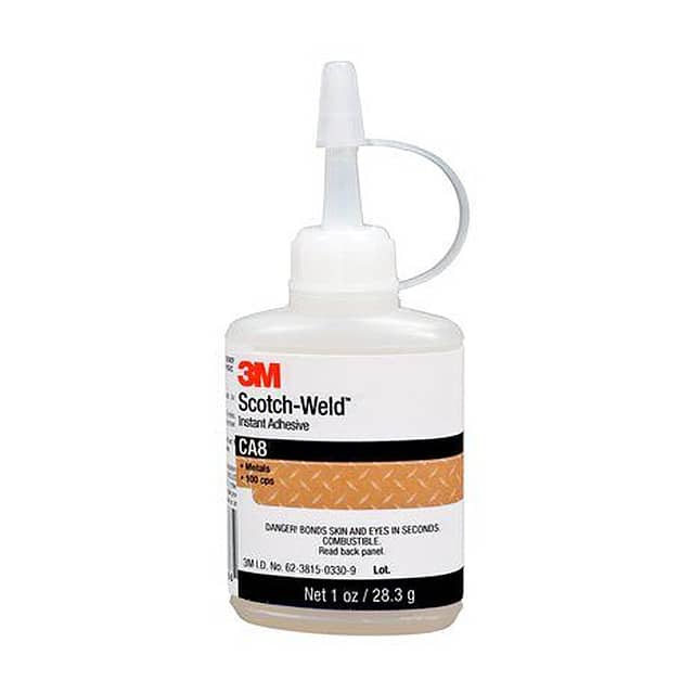 image of Glue, Adhesives, Applicators>CA-8-1OZ 