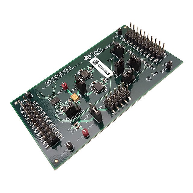 image of Evaluation Boards - Digital to Analog Converters (DACs)>DAC80004EVM 