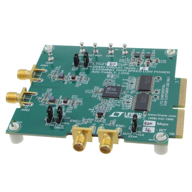 Evaluation Boards - Analog to Digital Converters (ADCs)>DC1620A-B