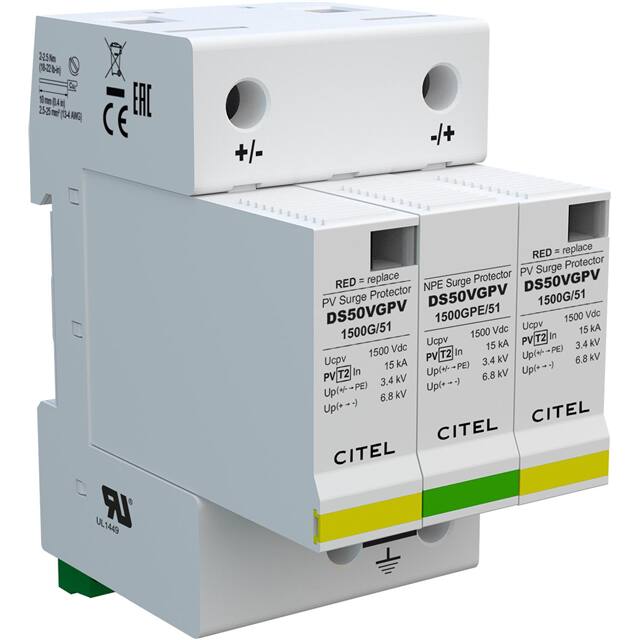 image of TVS - Surge Protection Devices (SPDs)>DS50VGPVS-1500G/51 