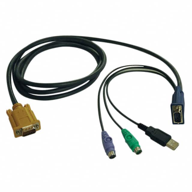 KVM SWITCH USB/PS2 CABLE 15FT