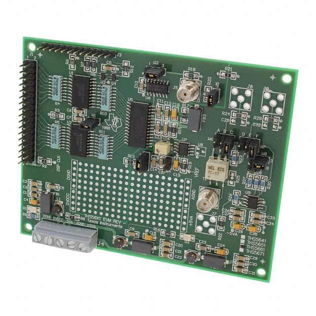 image of Evaluation Boards - Digital to Analog Converters (DACs)>THS5661EVM 