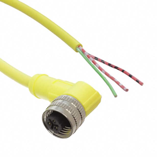 image of Circular Cable Assemblies>V12-W-YE5M-PVC 