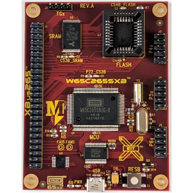 image of Evaluation Boards - Embedded - MCU, DSP>W65C265SXB 