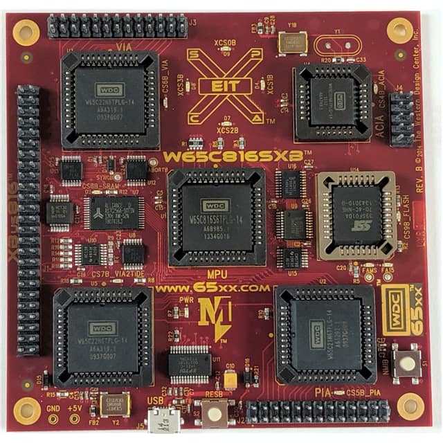 image of Evaluation Boards - Embedded - MCU, DSP>W65C816SXB 