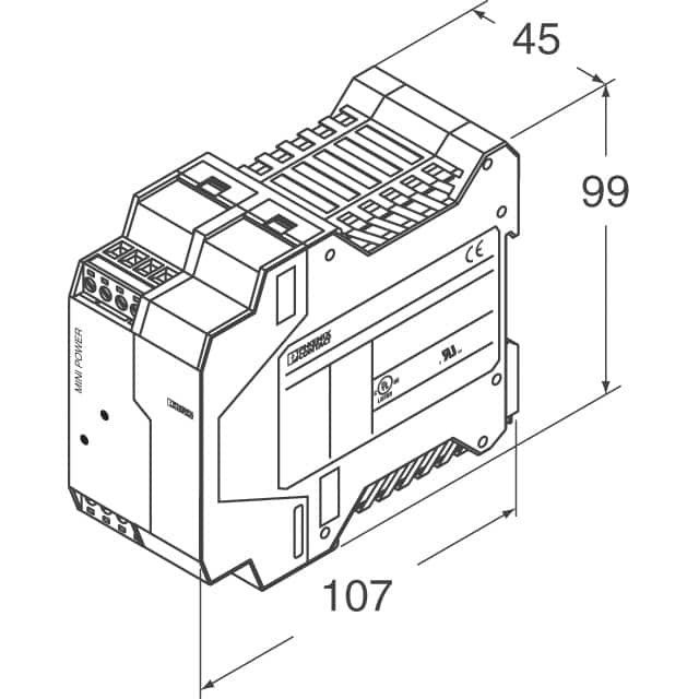 image of Industrial, DIN Rail Power Supplies> 2938756