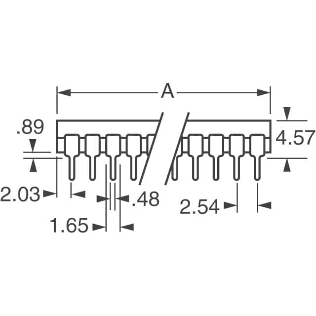 image of 电阻器网络，阵列ac
>4116R-1-221