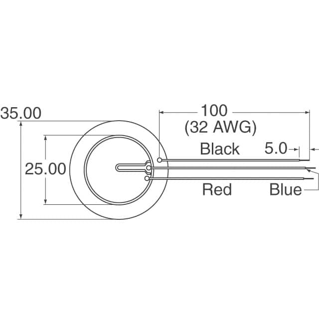 image of 蜂鸣器元件，压电弯曲器，压电蜂鸣器>CEB-35FD29