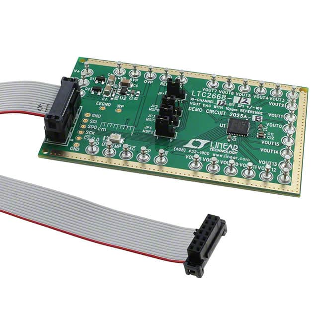 image of Evaluation Boards - Digital to Analog Converters (DACs)>DC2025A-B