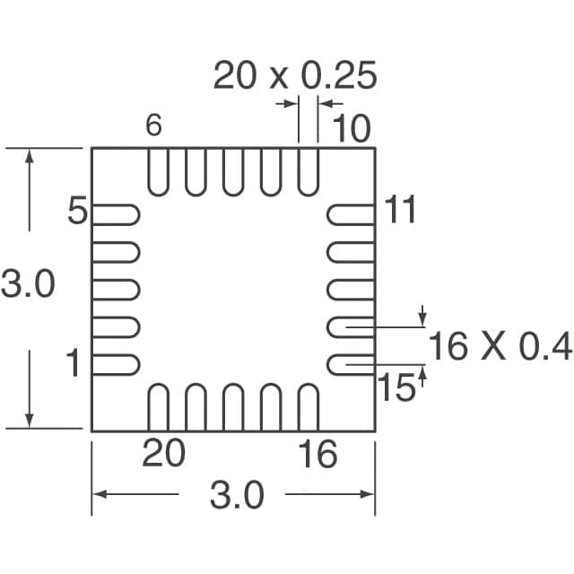 image of 接口 - 传感器，电容式触摸>MPR121QR2