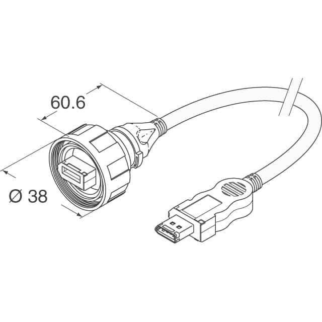image of Кабель FireWire (IEEE 1394)>PX0846/2M00