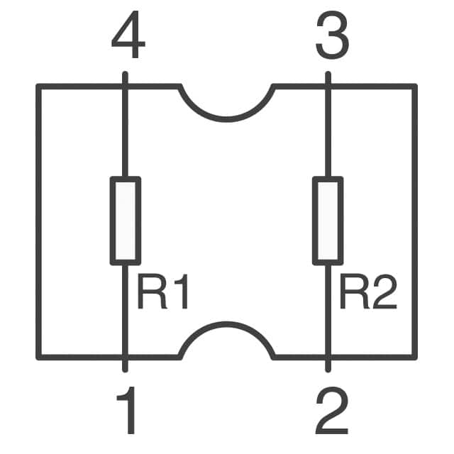 image of 电阻器网络，阵列ac
>YC122-JR-0722KL