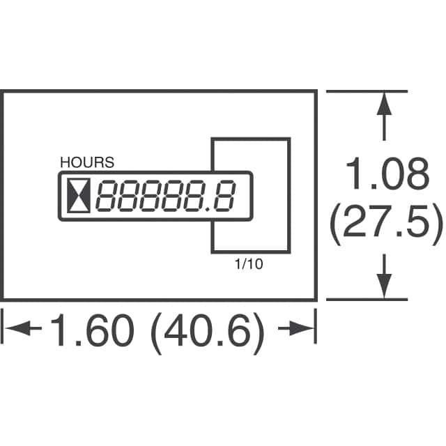 image of Panel Meters - Counters, Hour Meters>700LN001N1248D2060A 