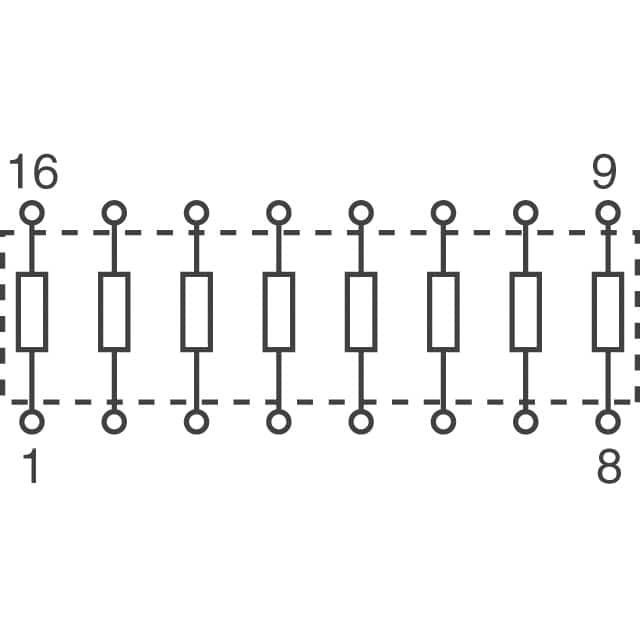 image of red de resistencias, matriz ac> EXB-2HV123JV