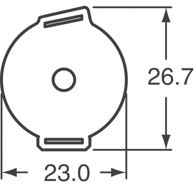 image of 警报器，蜂鸣器，警笛>KBS-20DB-2P-10