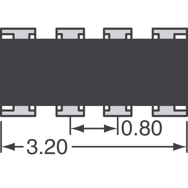 image of 电阻器网络，阵列ac
>YC164-JR-07390RL