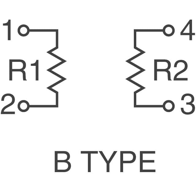 image of 电阻器网络，阵列ac
>RM3216B-104/104-PBVW10