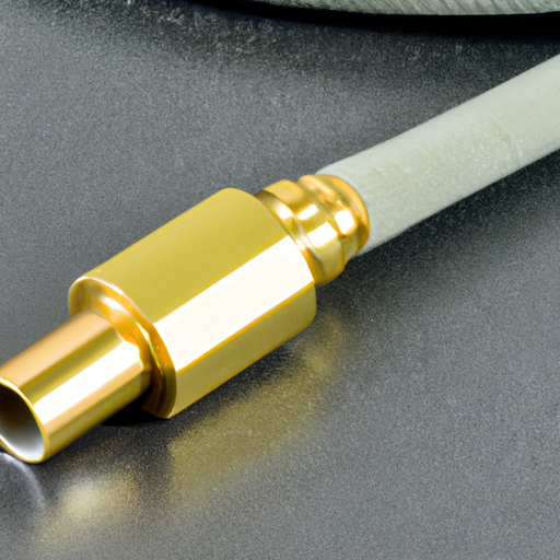 RF interconnect device coaxial band line probe