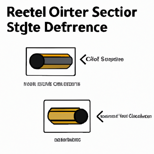 How should the role of off-the-shelf resistors be selected?