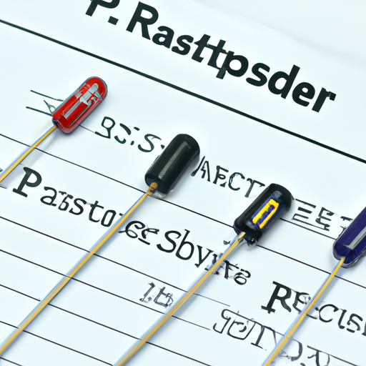 What are the product standards for the main parameters of resistors?