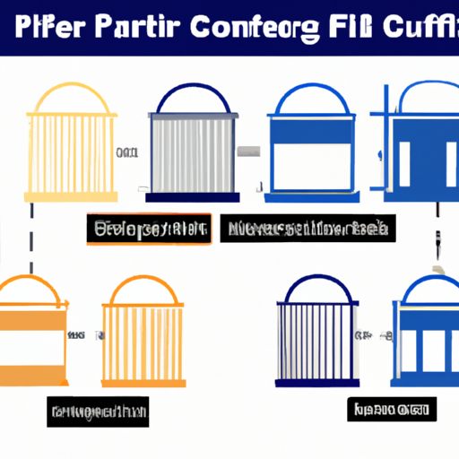 What industries do filter application scenarios include?