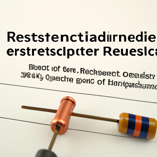 What are the product standards for the role of resistors in circuits?