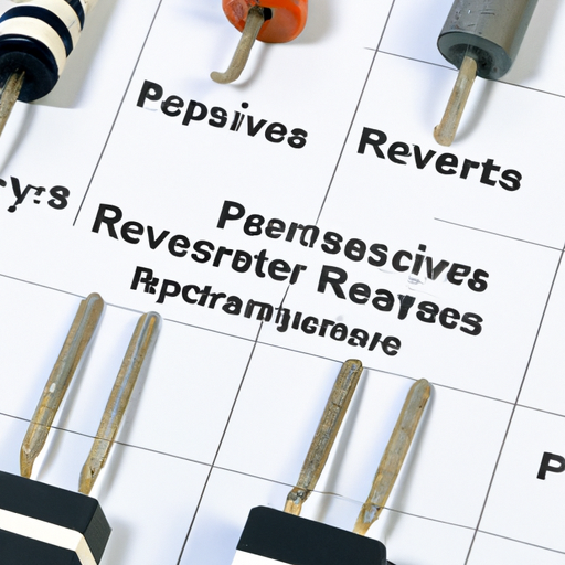 What product types do variable resistors include?