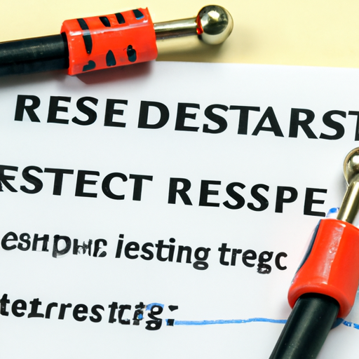 Precautions for product training on resistor connection methods