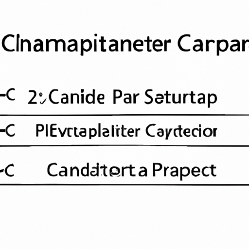 What are the product standards for capacitor formulas?