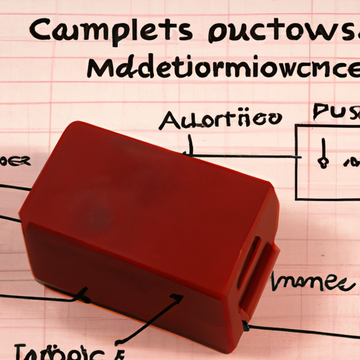 What components and modules does an automotive capacitor contain?