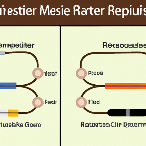 What are the differences between products with mainstream resistor connection methods?