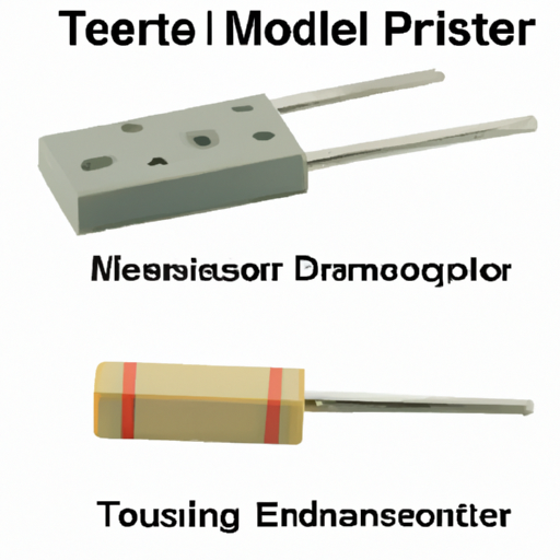 What components and modules does the thermistor contain?