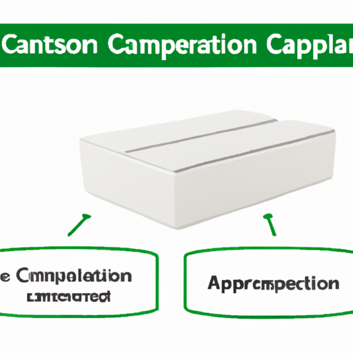 What is the comparison difference between mainstream compensation capacitor models?