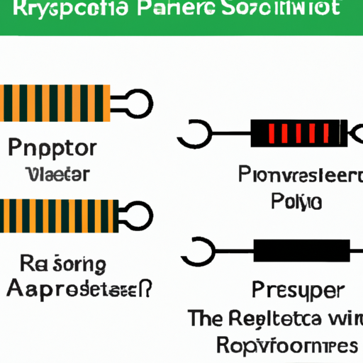 What product types do the main parameters of the resistor include?